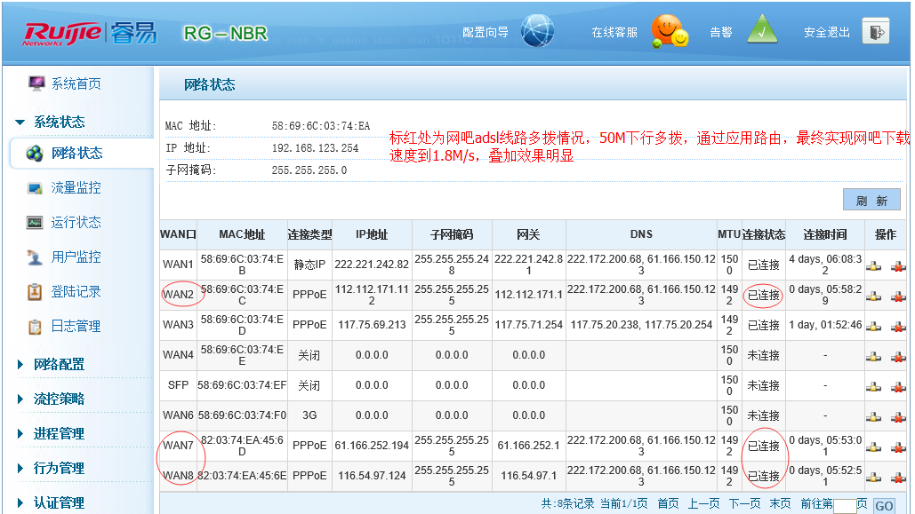 新品NBR多拨测试
