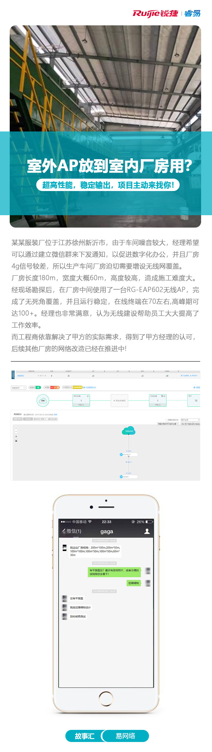 2019-9-10易网络故事汇：锐捷睿易室外无线AP，超高性能，稳定输出！.jpg.jpg