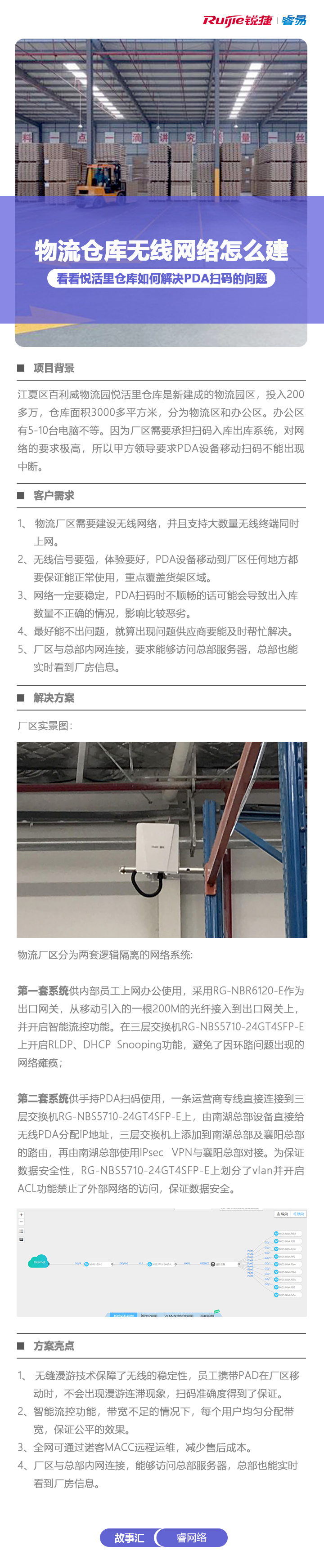 2019-11-1睿网络故事汇：物流仓储无线网络怎么建？看看悦活里仓库如何解决PAD扫码的问.jpg