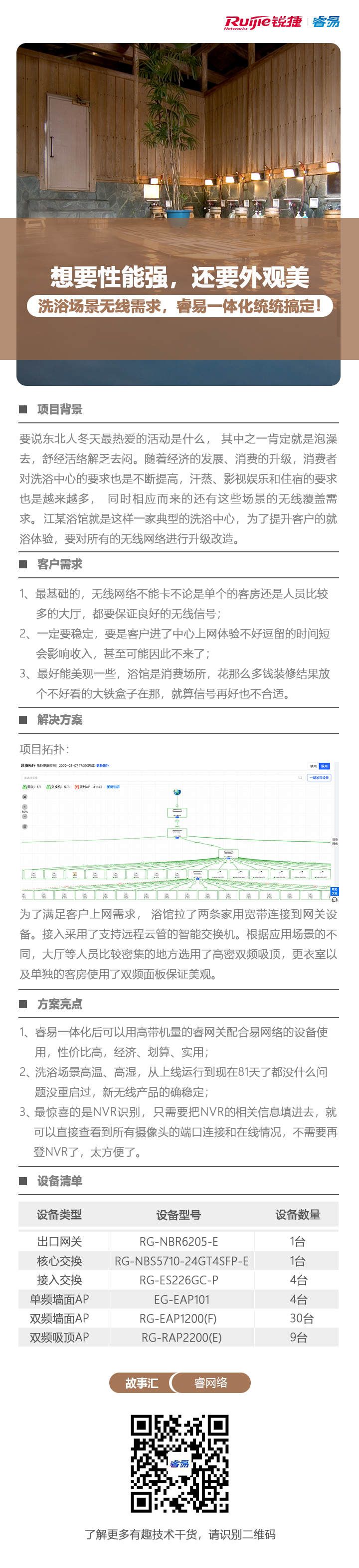 2020-3-13睿网络故事汇：洗浴场景的无线项目，睿易一体化统统搞定。.jpg.jpg