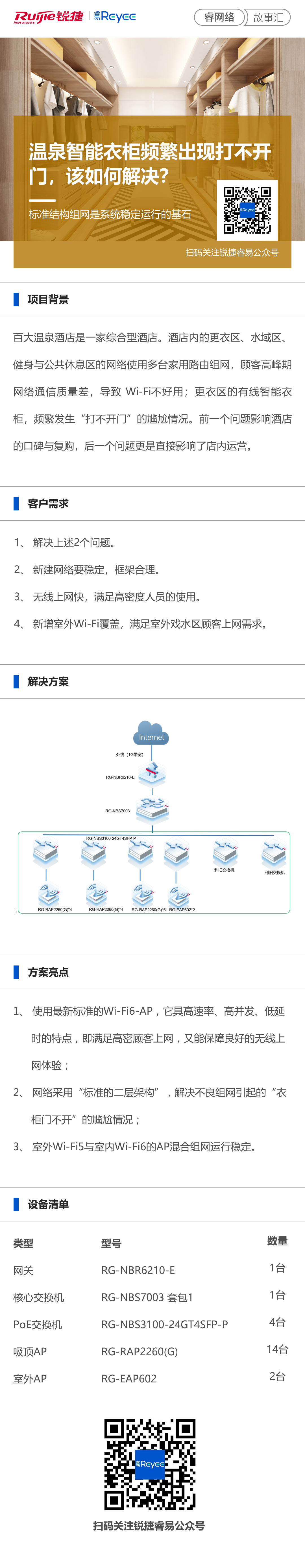 2021-7-21睿网络故事汇：温泉智能衣柜频繁出现打不开门，该如何解决？标准结构组网是.jpg